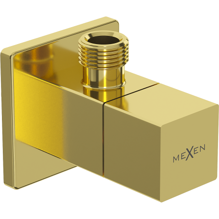 Mexen S angled valve for faucet 1/2"x3/8", gold - 79971-50