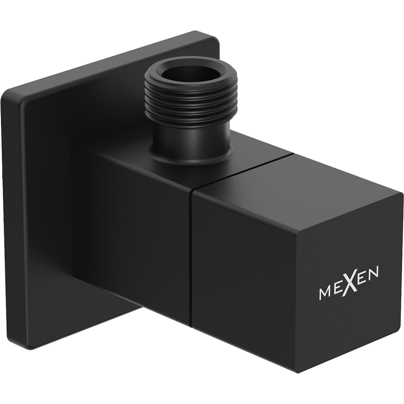 Mexen S angle valve for tap 1/2"x3/8", black - 79971-70