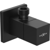 Mexen S angle valve for tap 1/2"x3/8", black - 79971-70