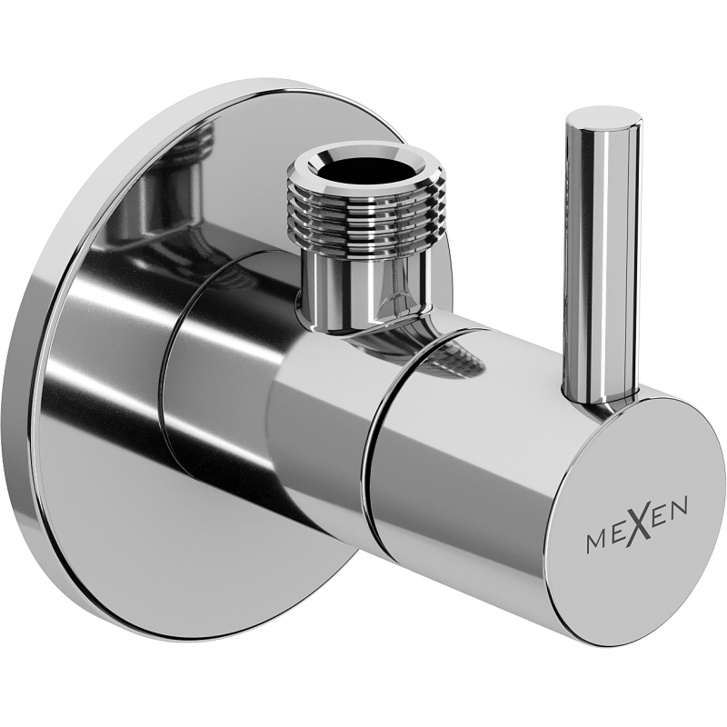 Mexen R2 angled valve for tap 1/2"x3/8", chrome - 79972-00