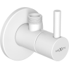 Mexen R2 angled valve for tap 1/2"x3/8", white - 79972-20