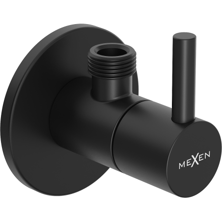 Mexen R2 angle valve for faucets 1/2"x3/8", black - 79972-70