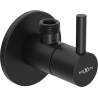 Mexen R2 angle valve for faucets 1/2"x3/8", black - 79972-70