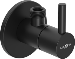 Mexen R2 angle valve for faucets 1/2"x3/8", black - 79972-70