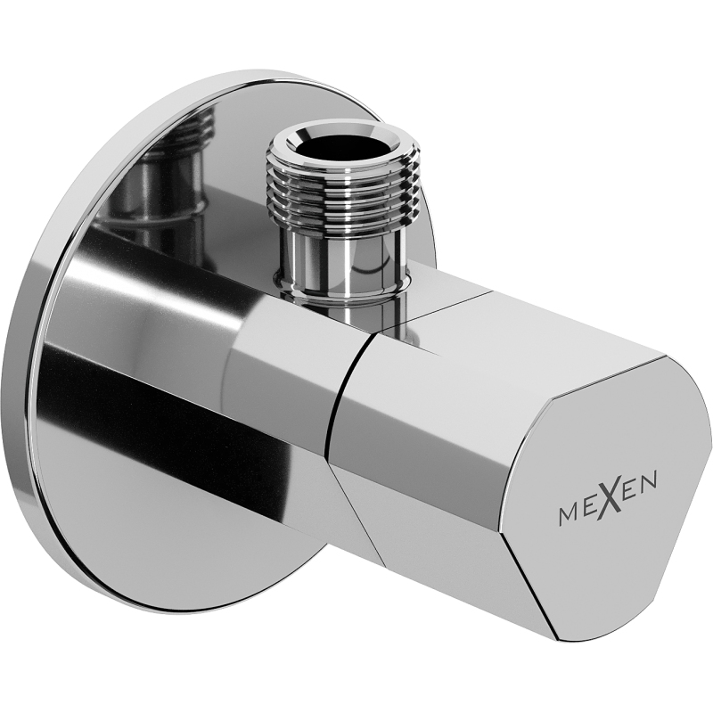 Mexen T angle valve for battery 1/2"x3/8", chrome - 79973-00