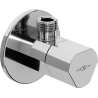 Mexen T angle valve for faucet 1/2"x3/8", chrome - 79973-00