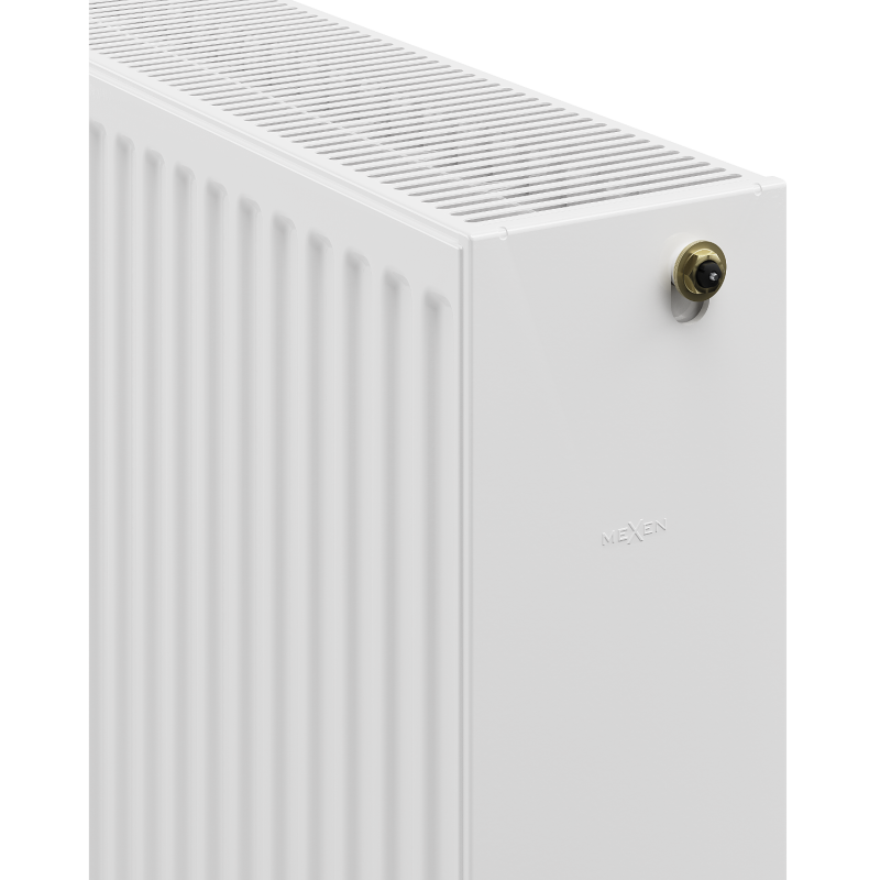 Mexen CC33 flat panel radiator 300 x 1400 mm, central bottom connection, 1868 W, white - W6C33-030-140-00