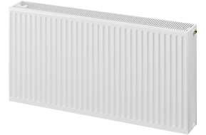 Mexen CC33 flat radiator 400 x 1100 mm, bottom central connection, 1858 W, white - W6C33-040-110-00