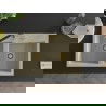 Mexen Hektor granite sink 2-chamber 800 x 480 mm, beige, gold siphon - 6521802000-69-G