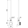 Mexen FA-FD14 electric heater 500 W, white - W956-0500-20