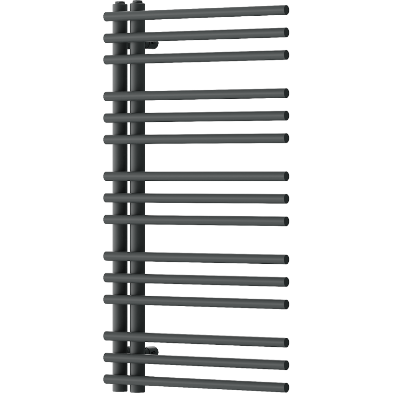 Mexen Neptun decorative bathroom radiator 900 x 500 mm, 369 W, anthracite - W101-0900-500-00-66