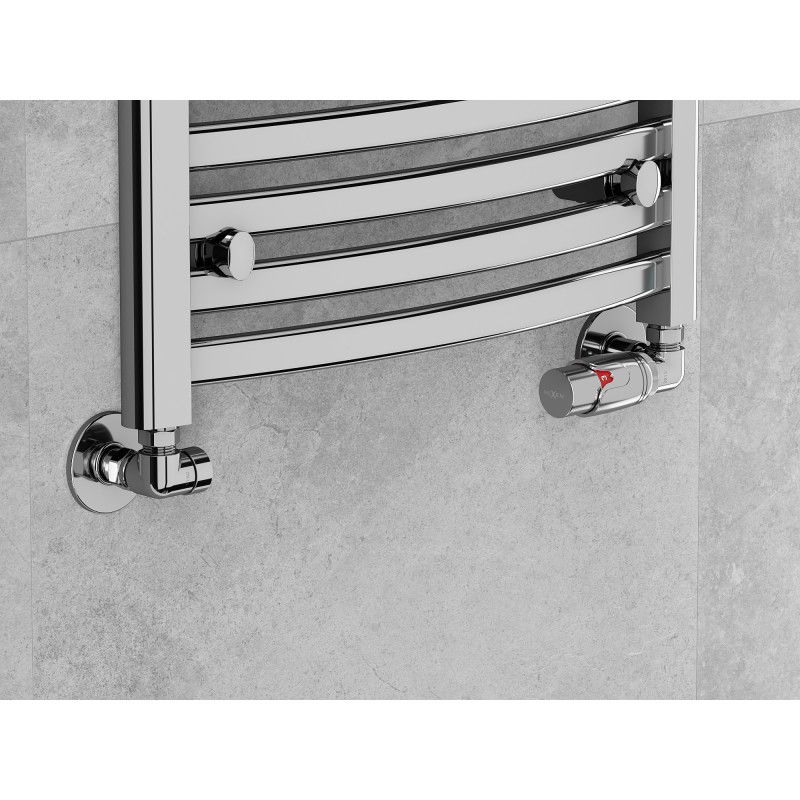 Mexen Uni-Term axial radiator valves, chrome - W903-000-01