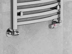Mexen axial radiator valves, chrome - W903-000-01