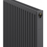 Mexen CC11 plate radiator 400 x 2200 mm, bottom center connection, 1426 W, anthracite - W6C11-040-220-66