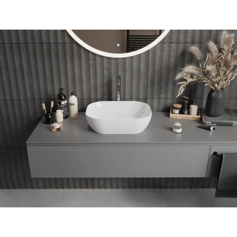Mexen Rosa 50 x 40 cm countertop washbasin, white - 21095000