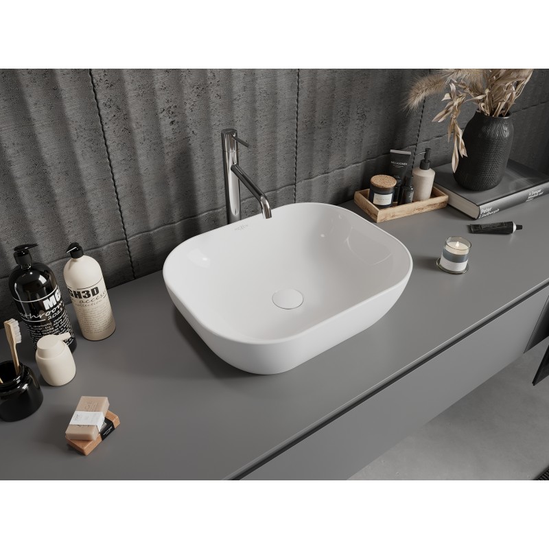 Mexen Rosa countertop sink 50 x 40 cm, white - 21095000