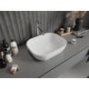 Mexen Rosa 50 x 40 cm countertop washbasin, white - 21095000