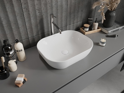 Mexen Rosa countertop washbasin 50 x 40 cm, White - 21095000