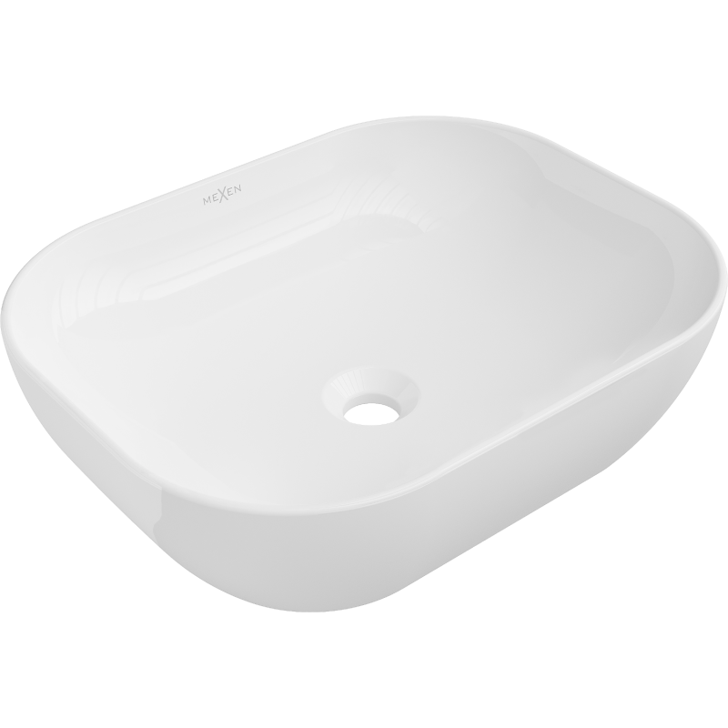 Mexen Rosa countertop washbasin 50 x 40 cm, White - 21095000
