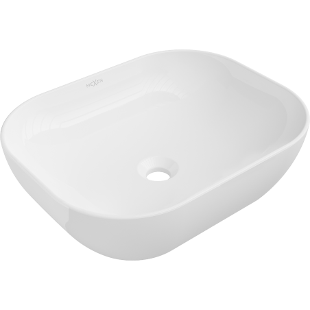 Mexen Rosa 50 x 40 cm countertop washbasin, white - 21095000