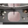 Mexen Rosa countertop washbasin 50 x 40 cm, Pink matt - 21095044