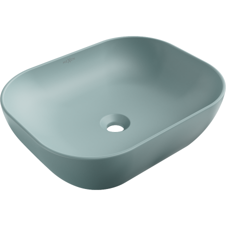 Mexen Rosa countertop washbasin 50 x 40 cm light green matte - 21095048