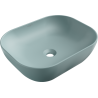 Mexen Rosa countertop sink 50 x 40 cm light green matte - 21095048