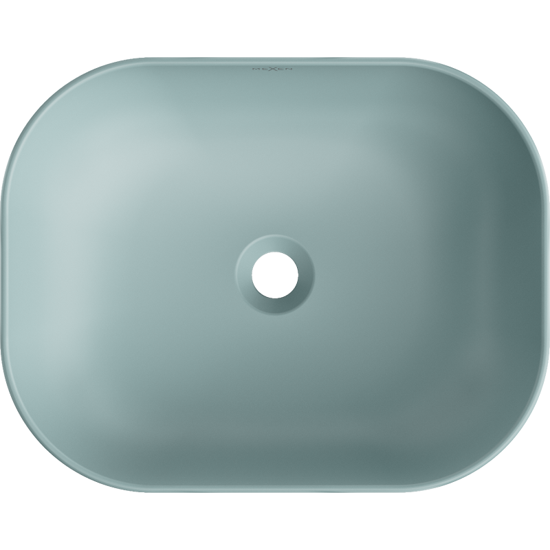 Mexen Rosa countertop washbasin 50 x 40 cm light green matte - 21095048