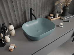 Mexen Rosa countertop washbasin 50 x 40 cm Bright green matt - 21095048
