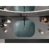Mexen Rosa countertop washbasin 50 x 40 cm light green matte - 21095048