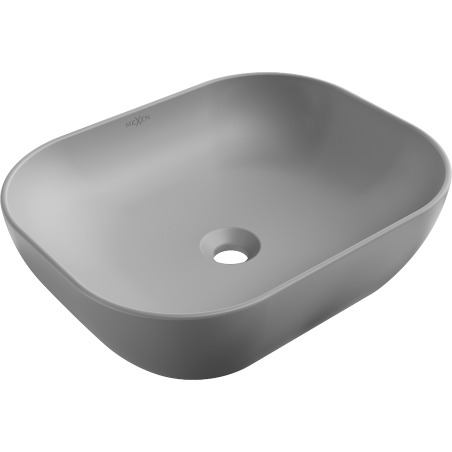 Mexen Rosa countertop washbasin 50 x 40 cm light gray matte - 21095061