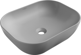 Mexen Rosa countertop washbasin 50 x 40 cm Light grey matt - 21095061