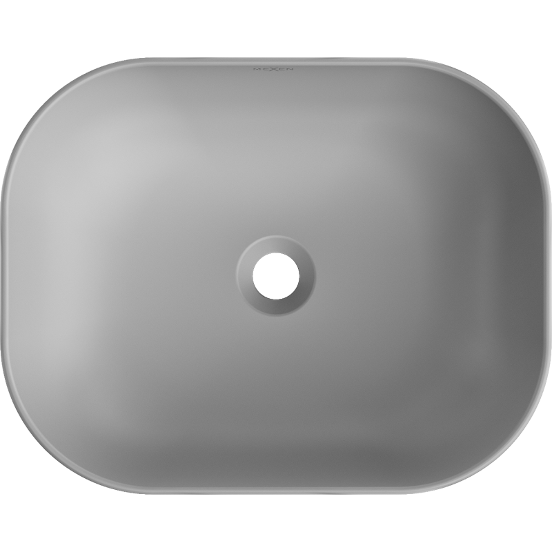 Mexen Rosa countertop washbasin 50 x 40 cm light gray matte - 21095061