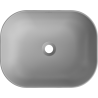 Mexen Rosa countertop washbasin 50 x 40 cm light gray matte - 21095061