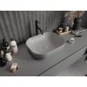 Mexen Rosa countertop washbasin 50 x 40 cm light gray matte - 21095061