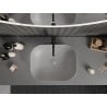 Mexen Rosa countertop washbasin 50 x 40 cm light gray matte - 21095061