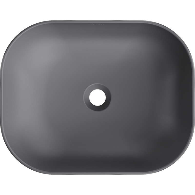 Mexen Rosa countertop washbasin 50 x 40 cm, dark grey matte - 21095071