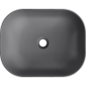 Mexen Rosa countertop washbasin 50 x 40 cm, dark grey matte - 21095071