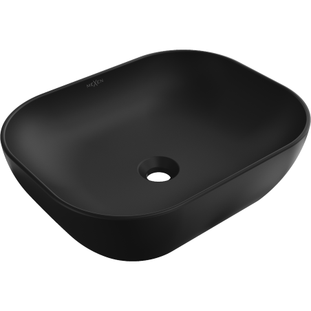 Mexen Rosa countertop washbasin 50 x 40 cm, black matte - 21095085