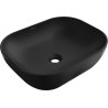 Mexen Rosa countertop washbasin 50 x 40 cm, black matte - 21095085