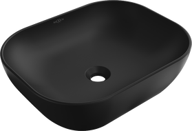 Mexen Rosa countertop washbasin 50 x 40 cm, Black matt - 21095085