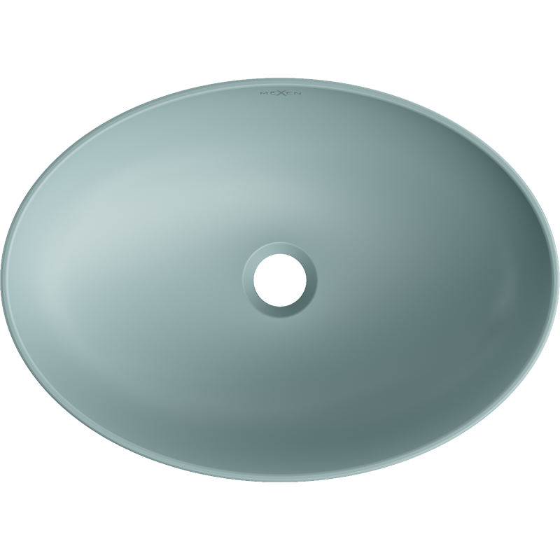 Mexen Cornelia above counter sink 50 x 37 cm, light green matte - 21885048