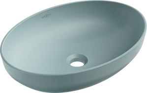Mexen Cornelia countertop washbasin 50 x 36 cm, Bright green matt - 21885048
