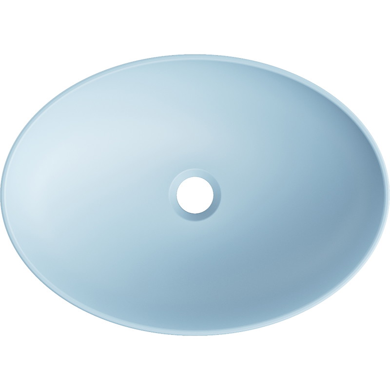 Mexen Cornelia countertop sink 50 x 37 cm, blue matte - 21885049