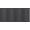 Mexen CC21 flat radiator 500 x 2200 mm, bottom central connection, 2437 W, anthracite - W6C21-050-220-66