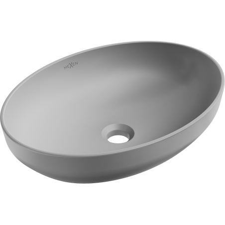 Mexen Cornelia countertop sink 50 x 37 cm, light grey matte - 21885061