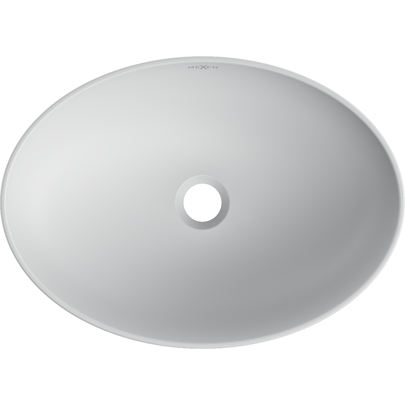 Mexen Cornelia countertop washbasin 50 x 37 cm, platinum matte - 21885063