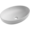 Mexen Cornelia countertop washbasin 50 x 36 cm, Platinum matt - 21885063
