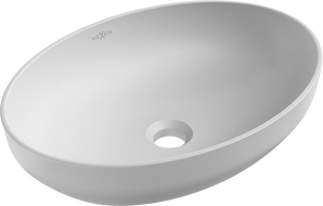 Mexen Cornelia countertop washbasin 50 x 36 cm, Platinum matt - 21885063
