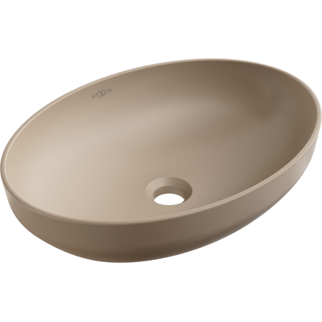 Mexen Cornelia countertop washbasin 50 x 36 cm, Cappucino matt - 21885064